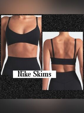 Nike Skims Micro Scoop Bra Obsidian